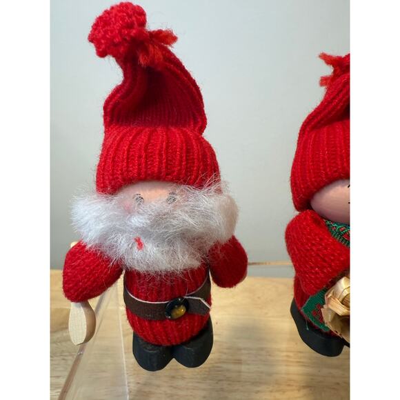 Lot of 3 Ljungstroms Of Sweden Tomte Wooden Figures Holiday Christmas JL - Picture 2 of 13